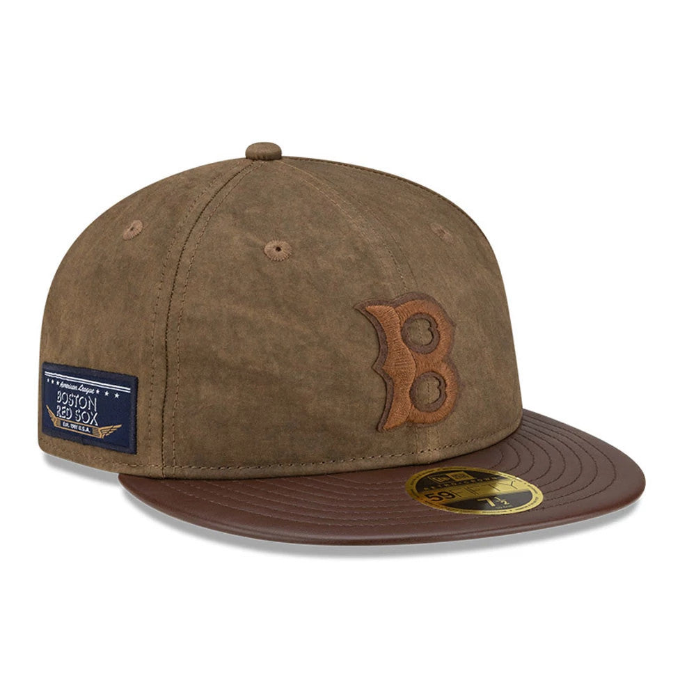 Boston Red Sox MLB Open Brown Retro Crown 59FIFTY Fitted Cap