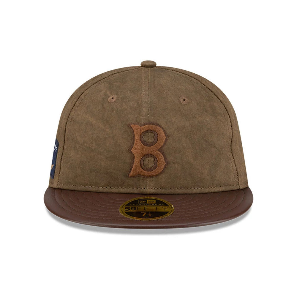 Boston Red Sox MLB Open Brown Retro Crown 59FIFTY Fitted Cap