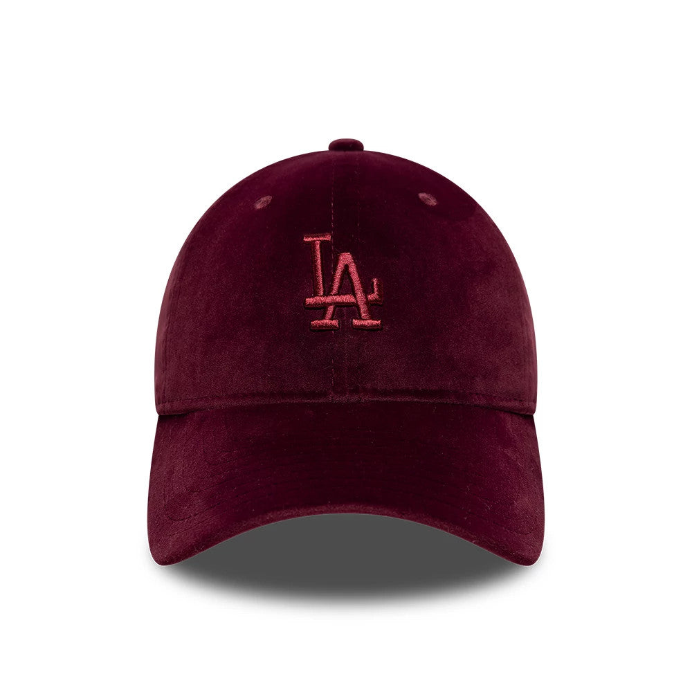 LA Dodgers MLB Velour Dark Purple 9TWENTY Bow Back Adjustable Cap