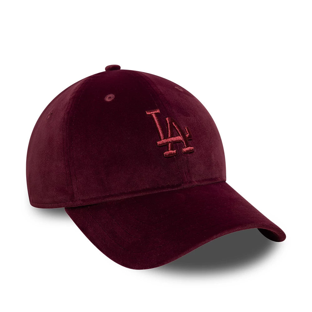 LA Dodgers MLB Velour Dark Purple 9TWENTY Bow Back Adjustable Cap
