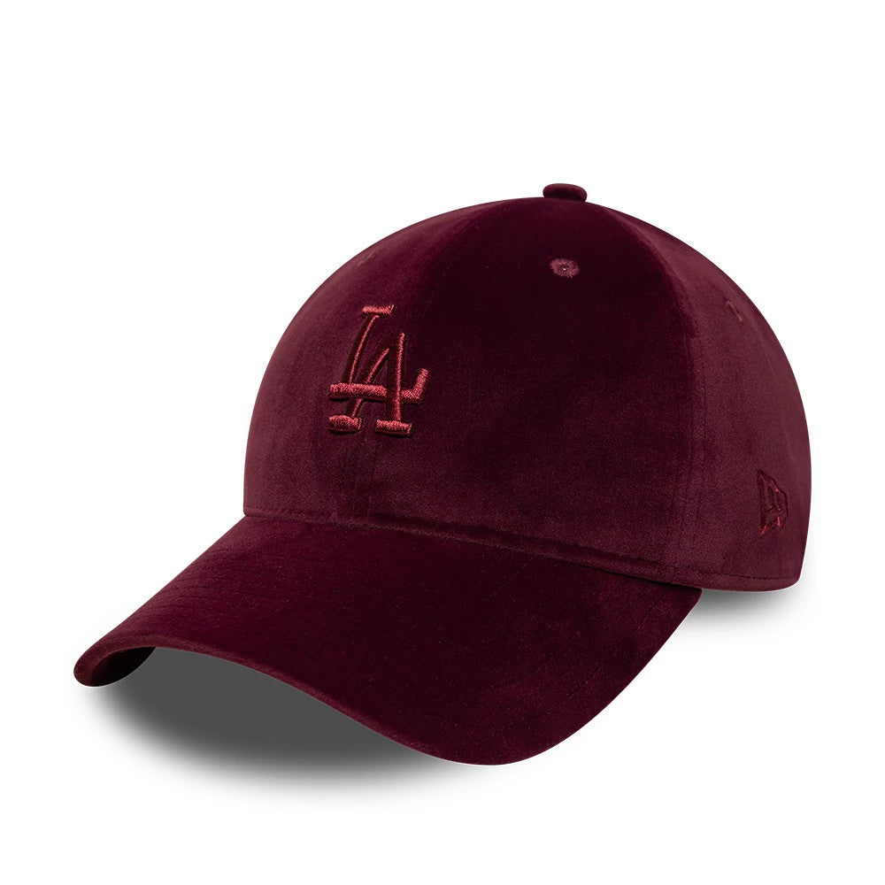 LA Dodgers MLB Velour Dark Purple 9TWENTY Bow Back Adjustable Cap
