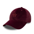LA Dodgers MLB Velour Dark Purple 9TWENTY Bow Back Adjustable Cap