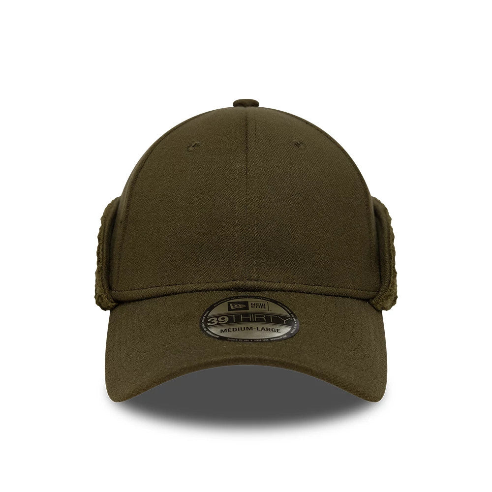 New Era Green 39THIRTY Downflap Stretch Fit Cap