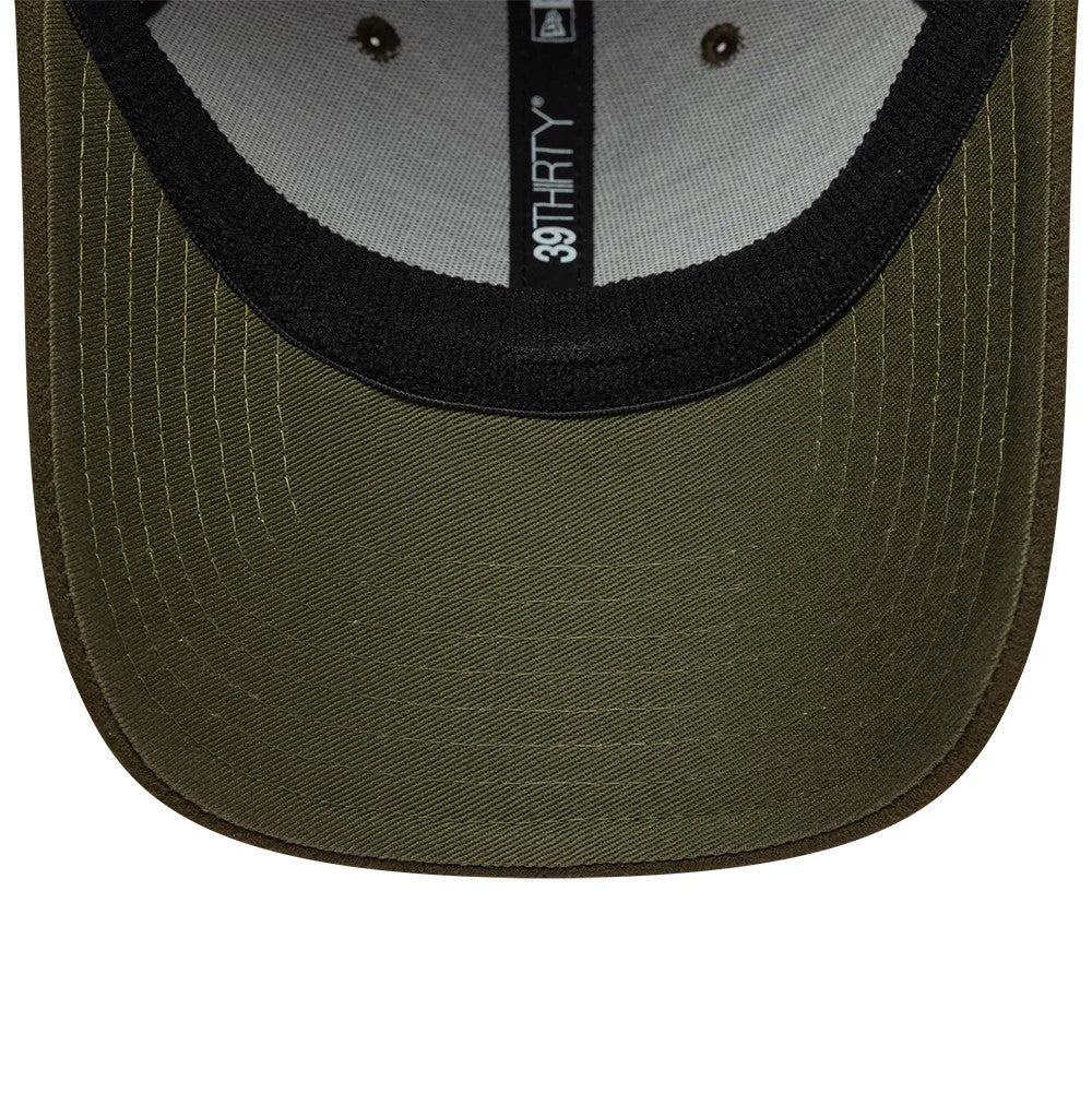 New Era Green 39THIRTY Downflap Stretch Fit Cap