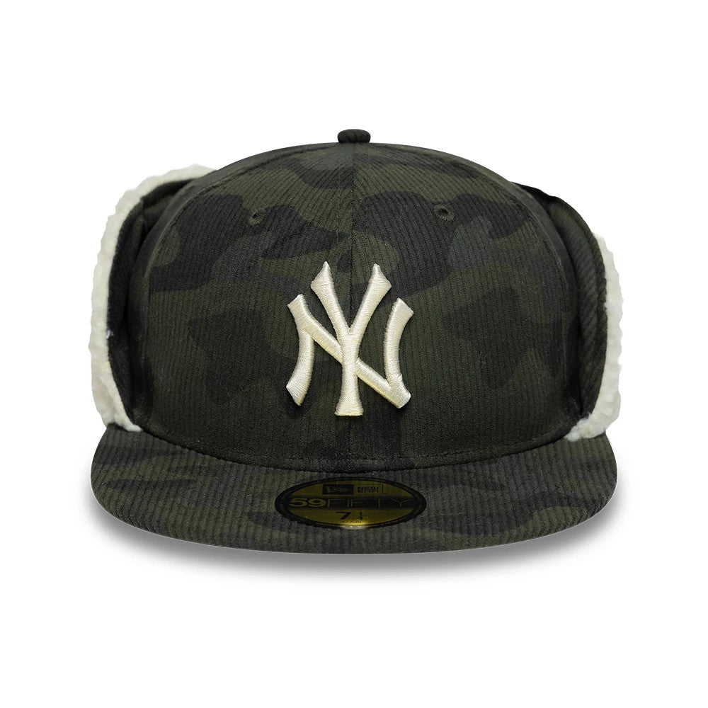 New York Yankees MLB Cord Green Downflap 59FIFTY Fitted Cap