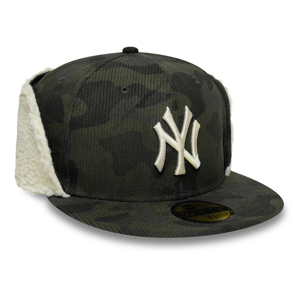 New York Yankees MLB Cord Green Downflap 59FIFTY Fitted Cap