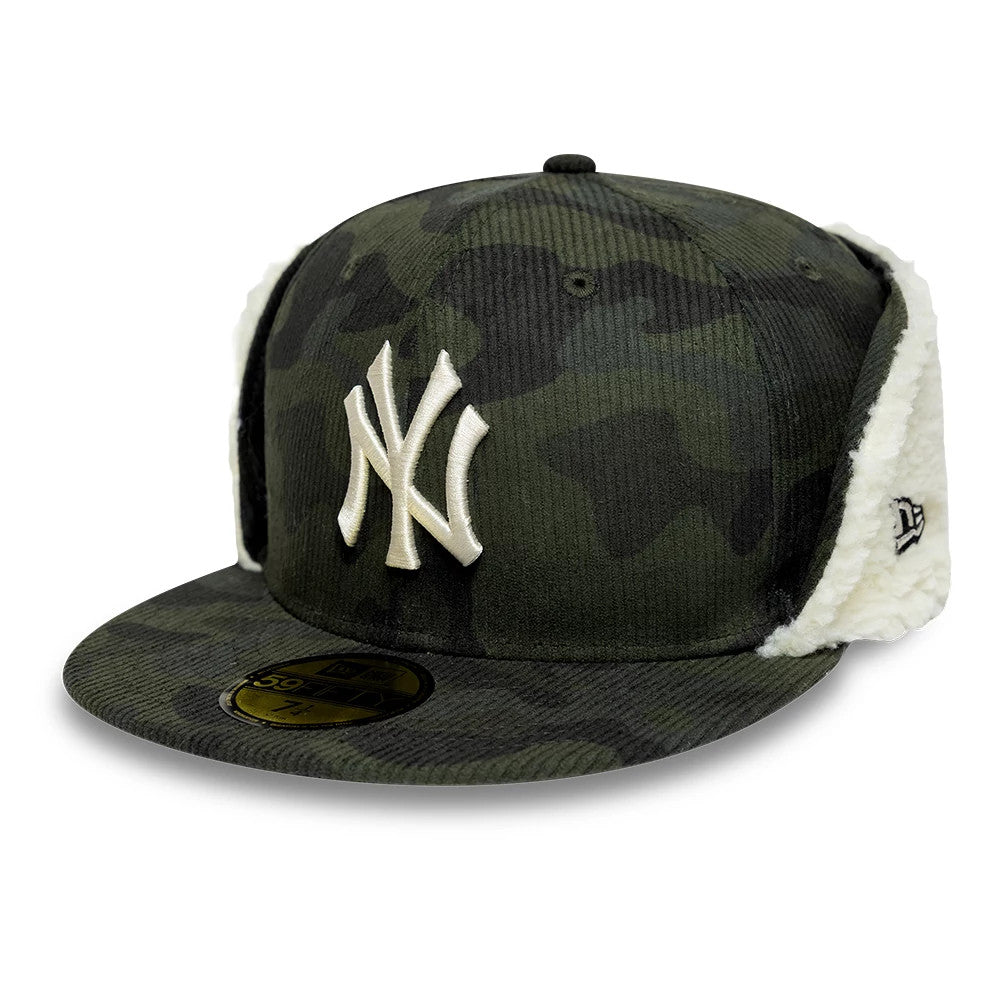 New York Yankees MLB Cord Green Downflap 59FIFTY Fitted Cap