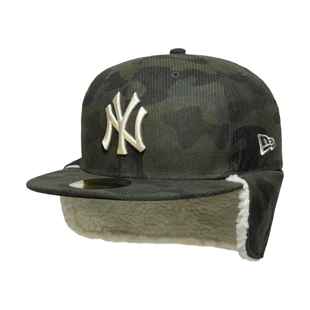 New York Yankees MLB Cord Green Downflap 59FIFTY Fitted Cap