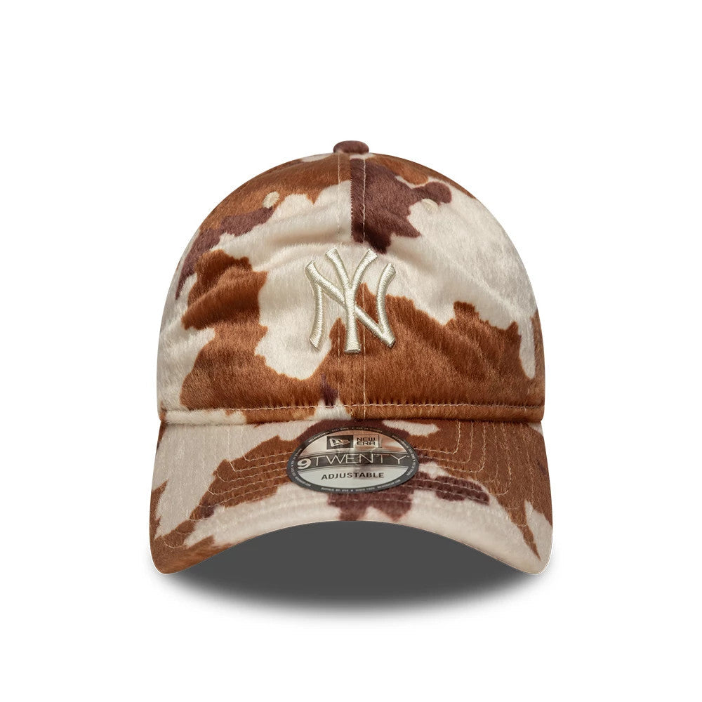 New York Yankees Animal Print Brown 9TWENTY Adjustable Cap