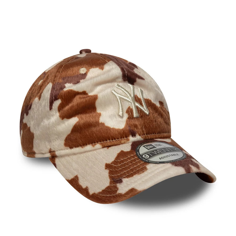 New York Yankees Animal Print Brown 9TWENTY Adjustable Cap