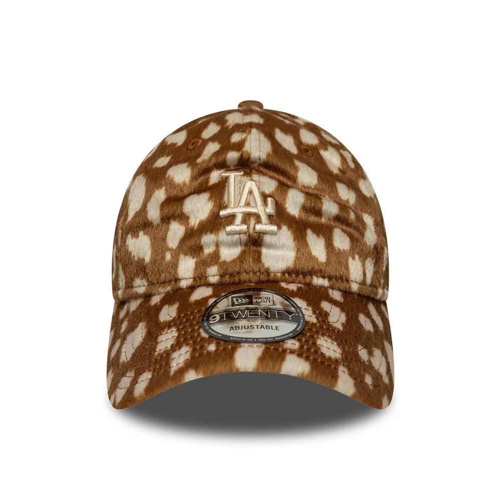 LA Dodgers Animal Print Dark Beige 9TWENTY Adjustable Cap