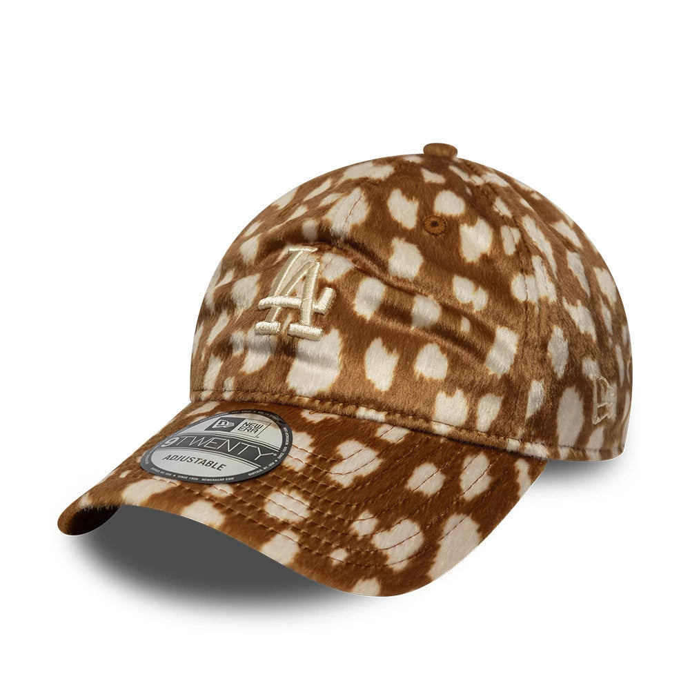 LA Dodgers Animal Print Dark Beige 9TWENTY Adjustable Cap