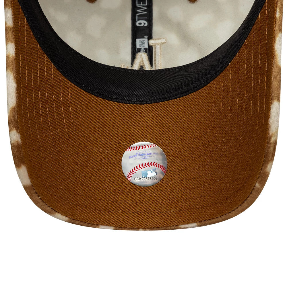 LA Dodgers Animal Print Dark Beige 9TWENTY Adjustable Cap