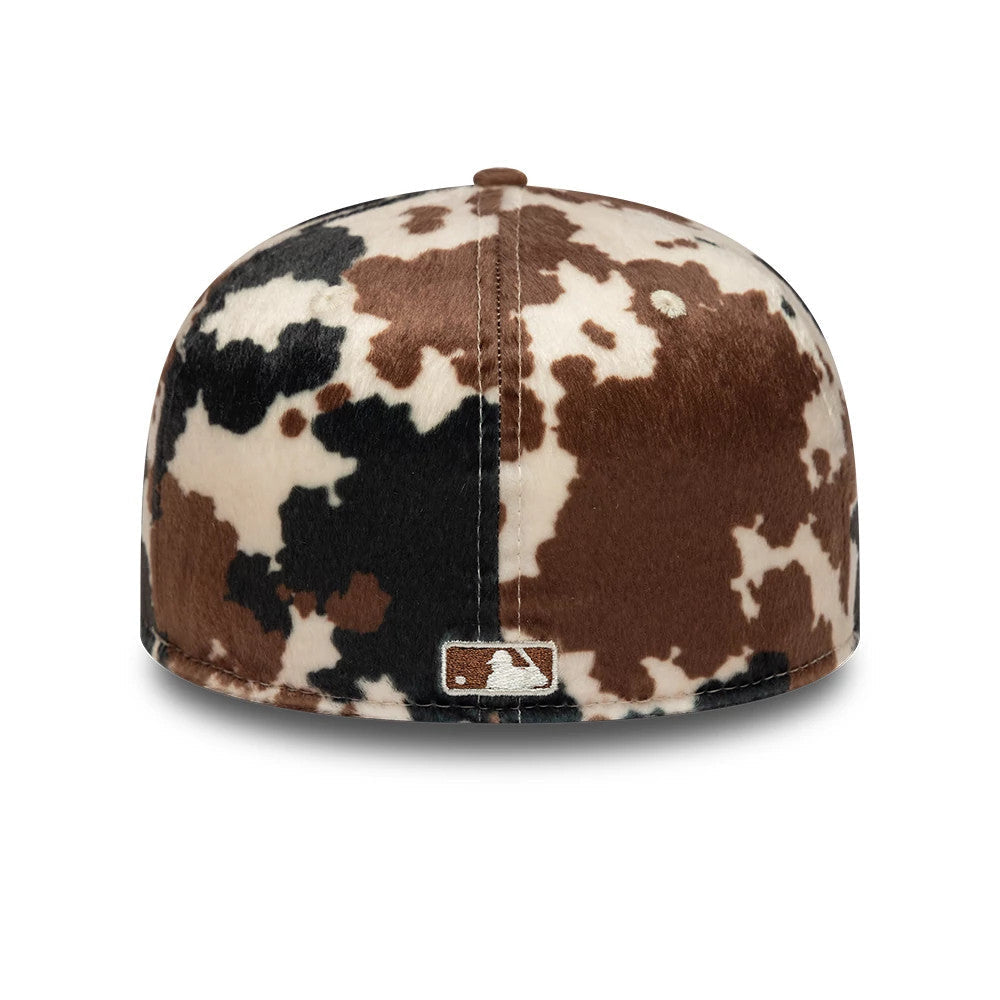 New York Yankees Animal Print Cow Beige 59FIFTY Fitted Cap