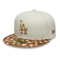 LA Dodgers Animal Print Beige 59FIFTY Fitted Cap