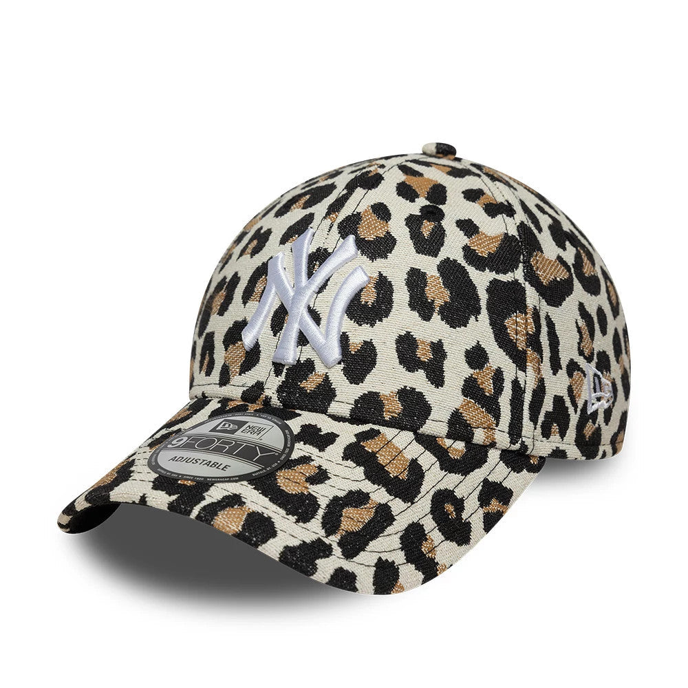 New York Yankees MLB Leopard Black 9FORTY Adjustable Cap