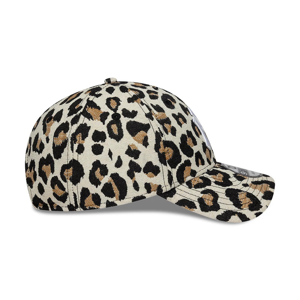 New York Yankees MLB Leopard Black 9FORTY Adjustable Cap