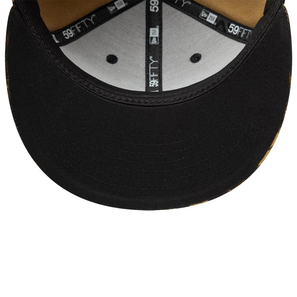 New Era Leopard Black 59FIFTY Fitted Cap