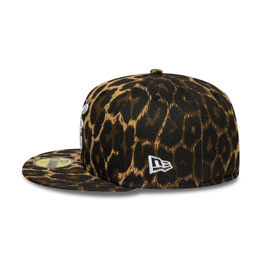 New Era Leopard Black 59FIFTY Fitted Cap