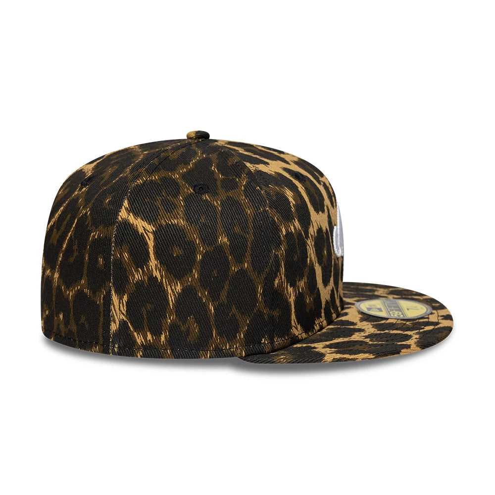 New Era Leopard Black 59FIFTY Fitted Cap