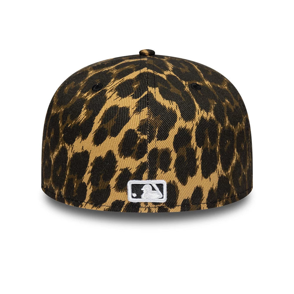 New York Yankees MLB Core Leopard Black 59FIFTY Fitted Cap