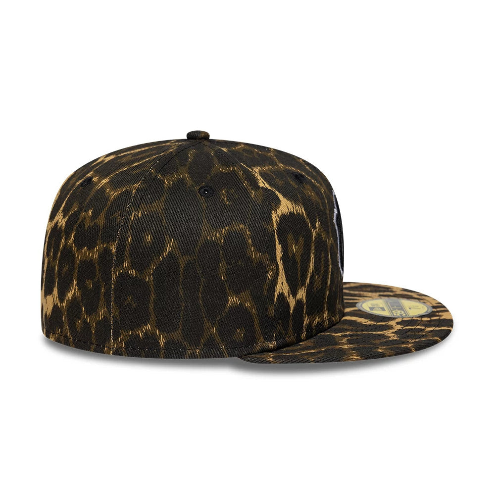 New York Yankees MLB Core Leopard Black 59FIFTY Fitted Cap