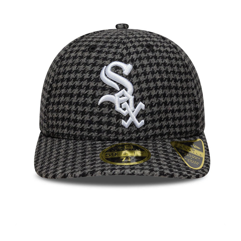 Chicago White Sox MLB Houndstooth Black Low Profile 59FIFTY Fitted Cap