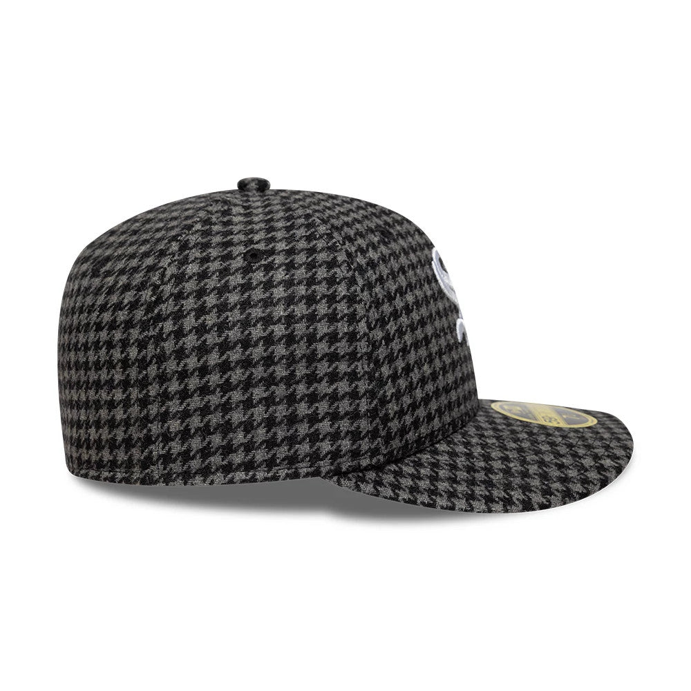 Chicago White Sox MLB Houndstooth Black Low Profile 59FIFTY Fitted Cap