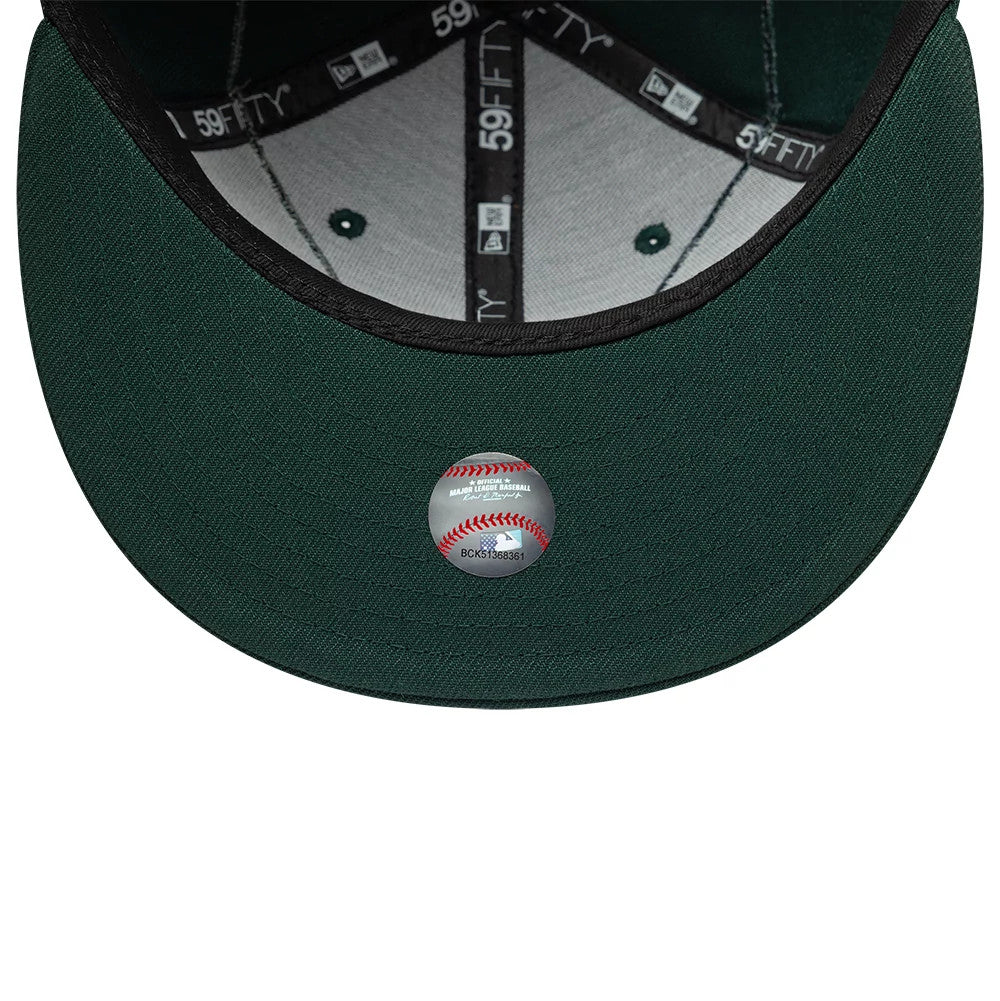 New York Yankees MLB Beaded Wings Dark Green 59FIFTY Fitted Cap