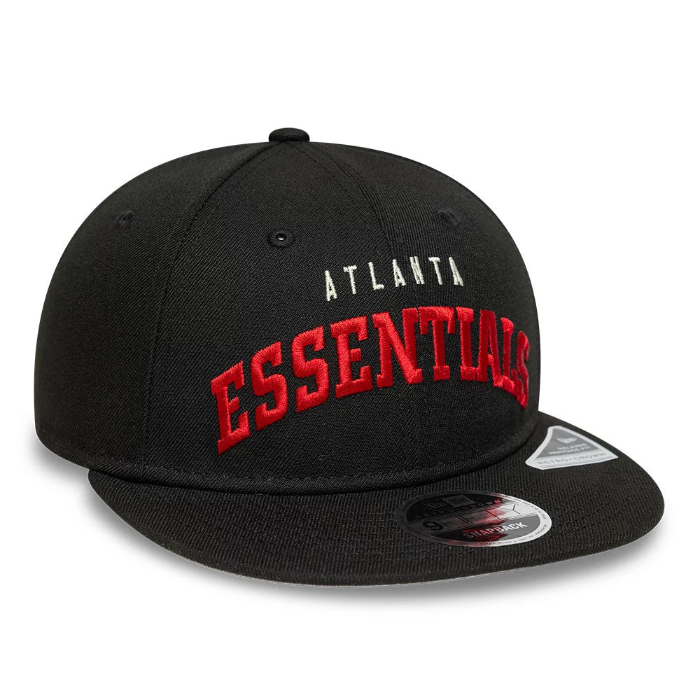 Atlanta Falcons Fear Of God x NFL Black Retro Crown 9FIFTY Adjustable Cap