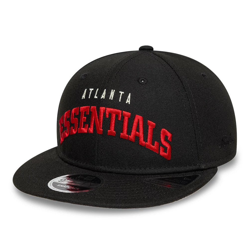 Atlanta Falcons Fear Of God x NFL Black Retro Crown 9FIFTY Adjustable Cap