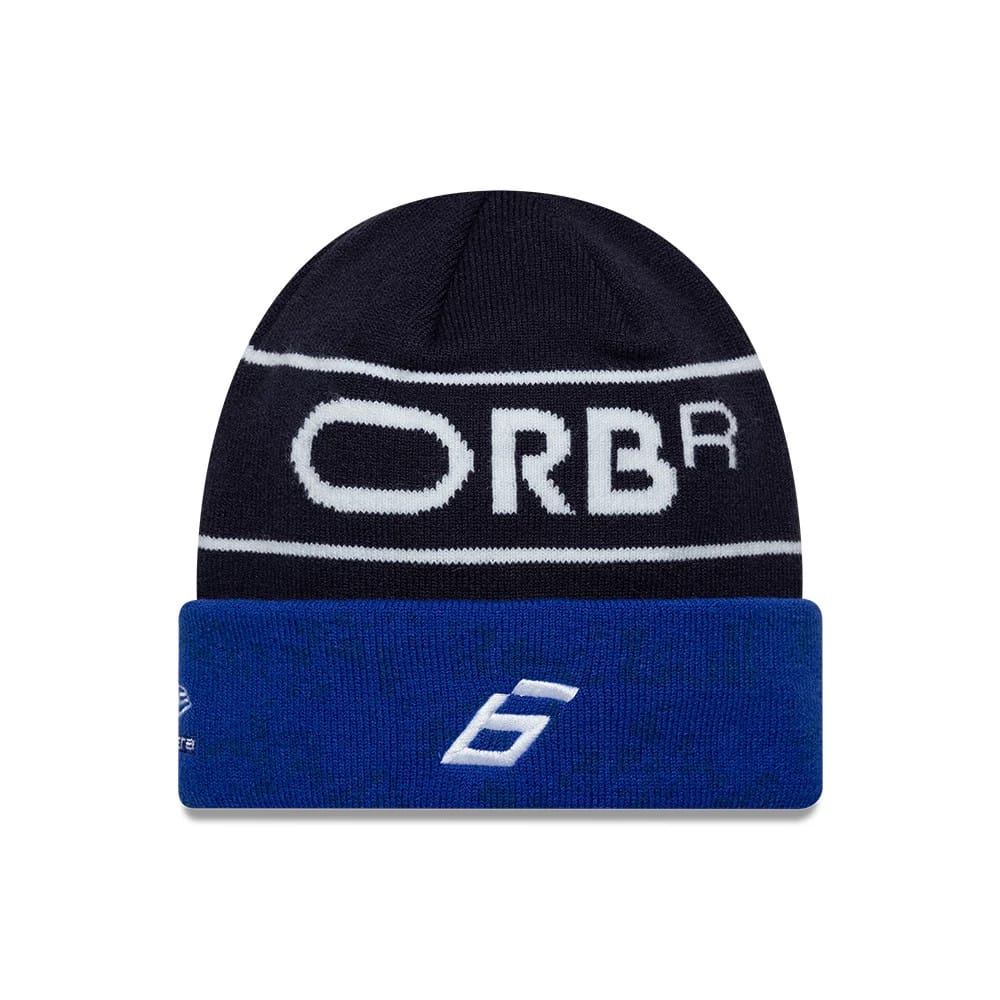 Red Bull Racing Replica Isack Hadjar Dark Blue Cuff Knit Beanie Hat