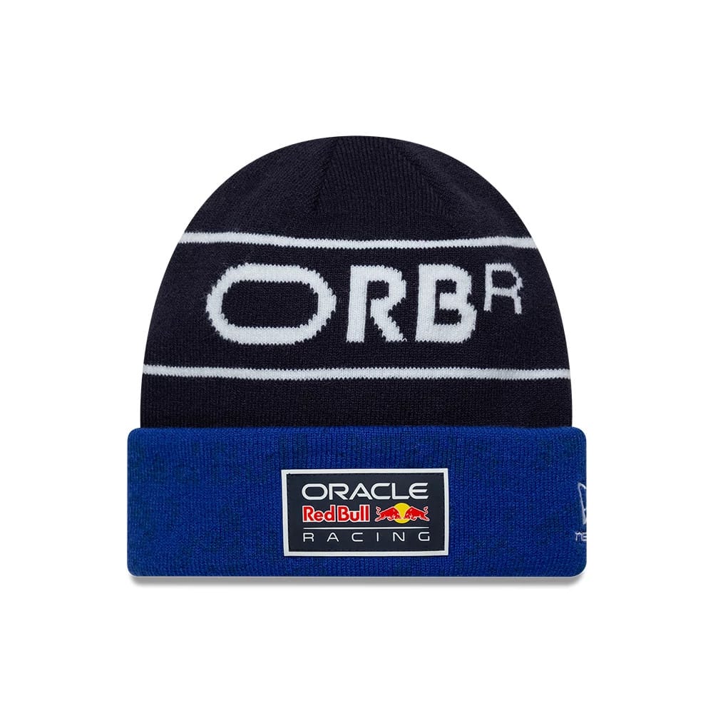 Red Bull Racing Replica Isack Hadjar Dark Blue Cuff Knit Beanie Hat