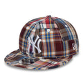 New York Yankees MLB Madras Plaid Multi 9TWENTY Adjustable Cap