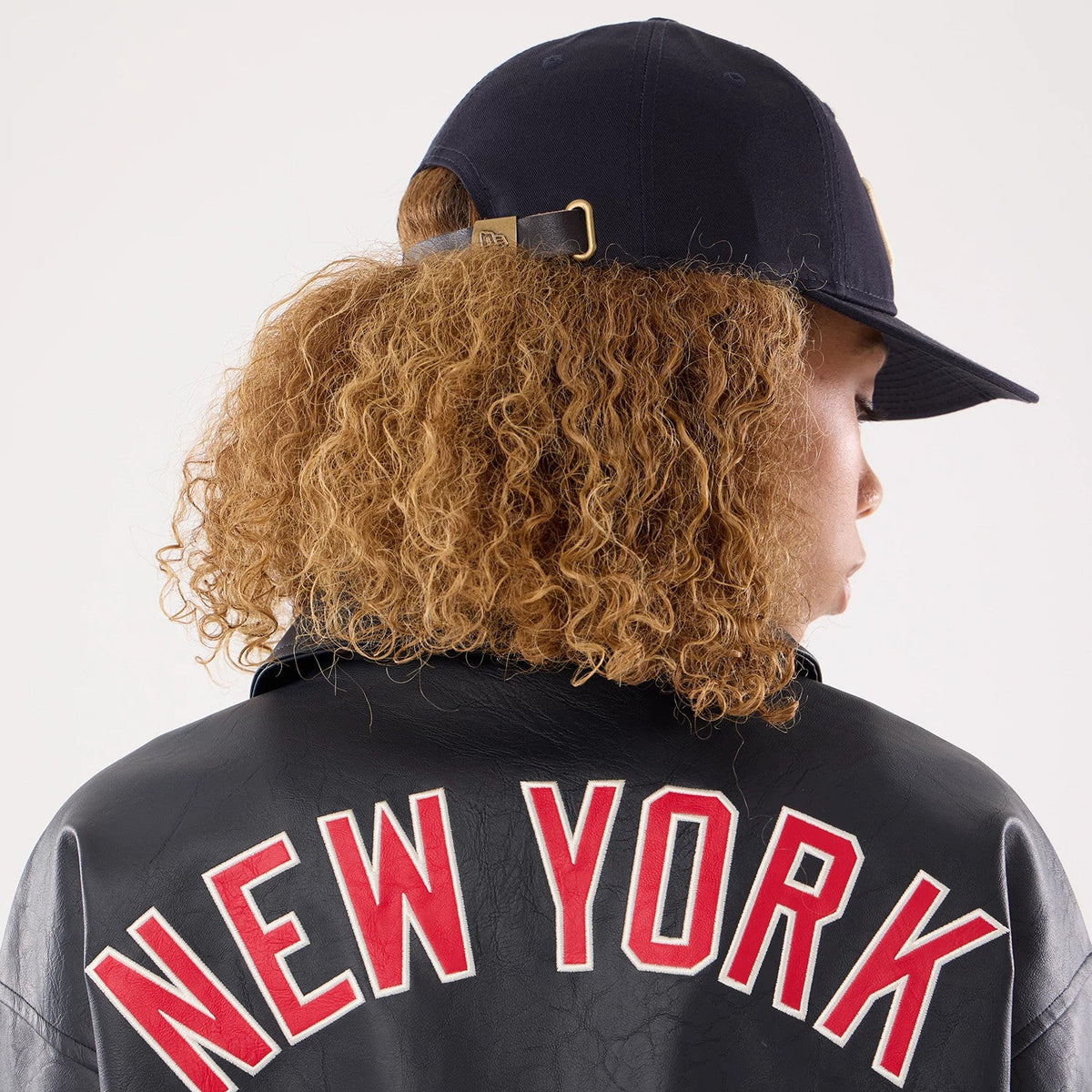 New York Yankees Women's MLB Black Collared Jacket