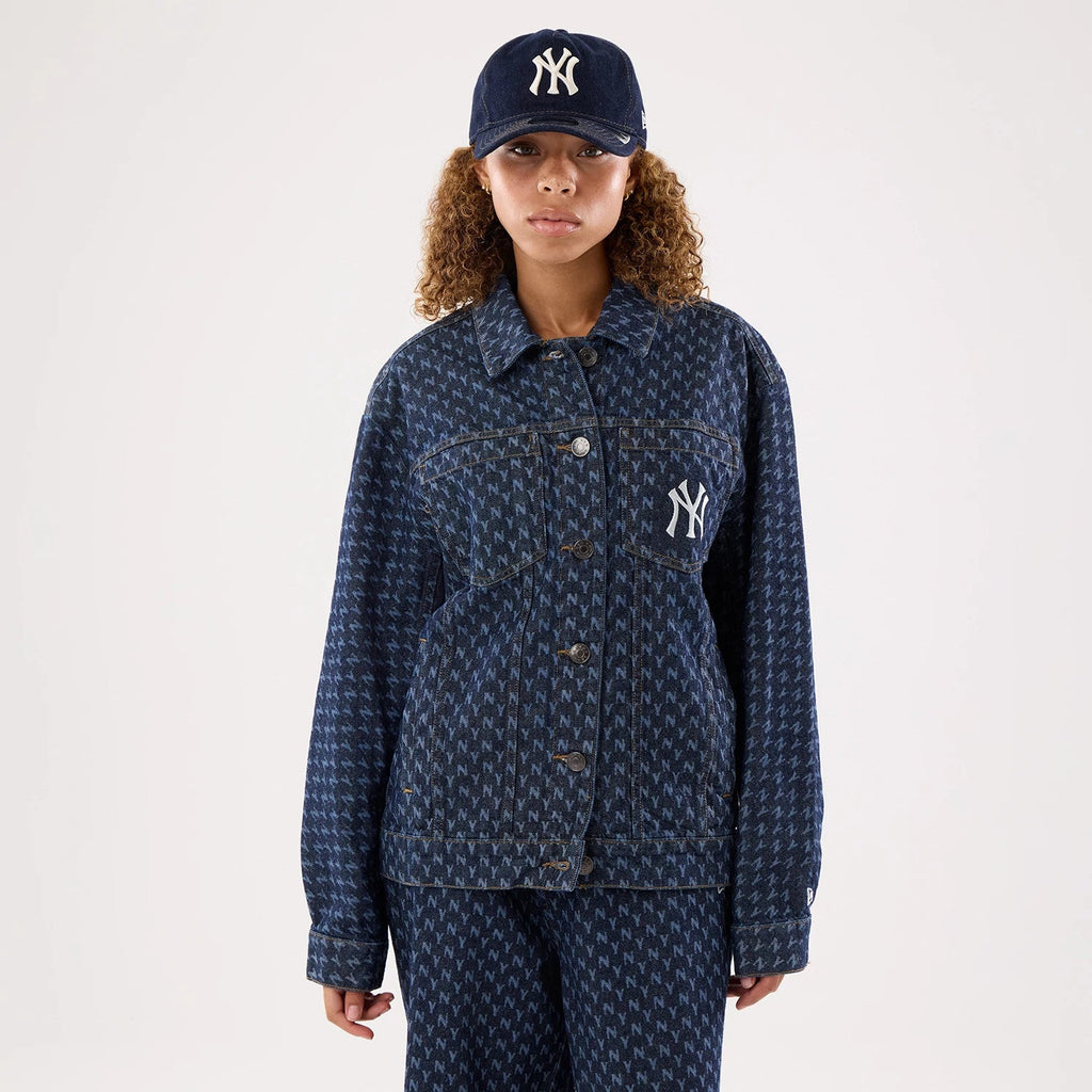 New York Yankees Womens MLB Denim Navy Jacket