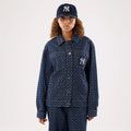 New York Yankees Womens MLB Denim Navy Jacket