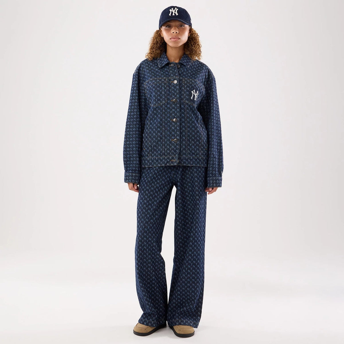 New York Yankees Womens MLB Denim Navy Jacket