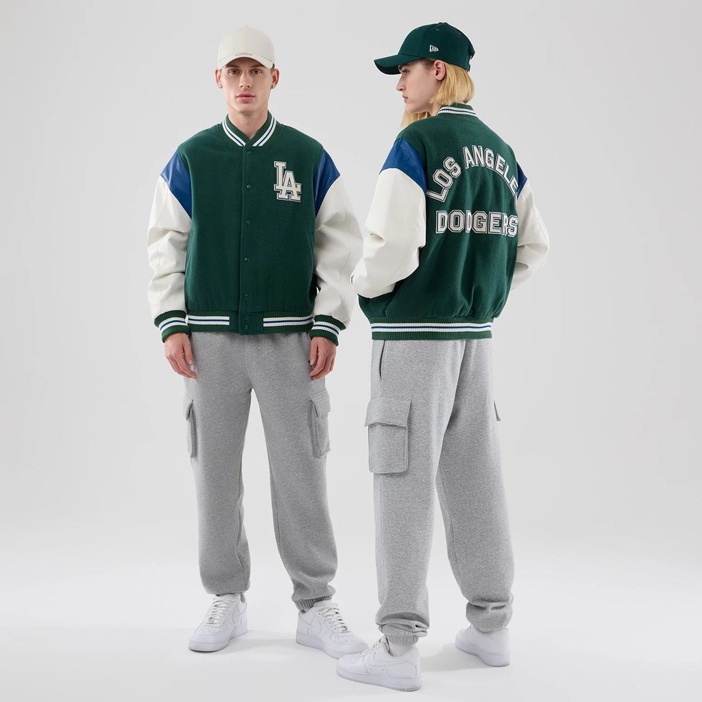 LA Dodgers MLB Varsity Dark Green Jacket