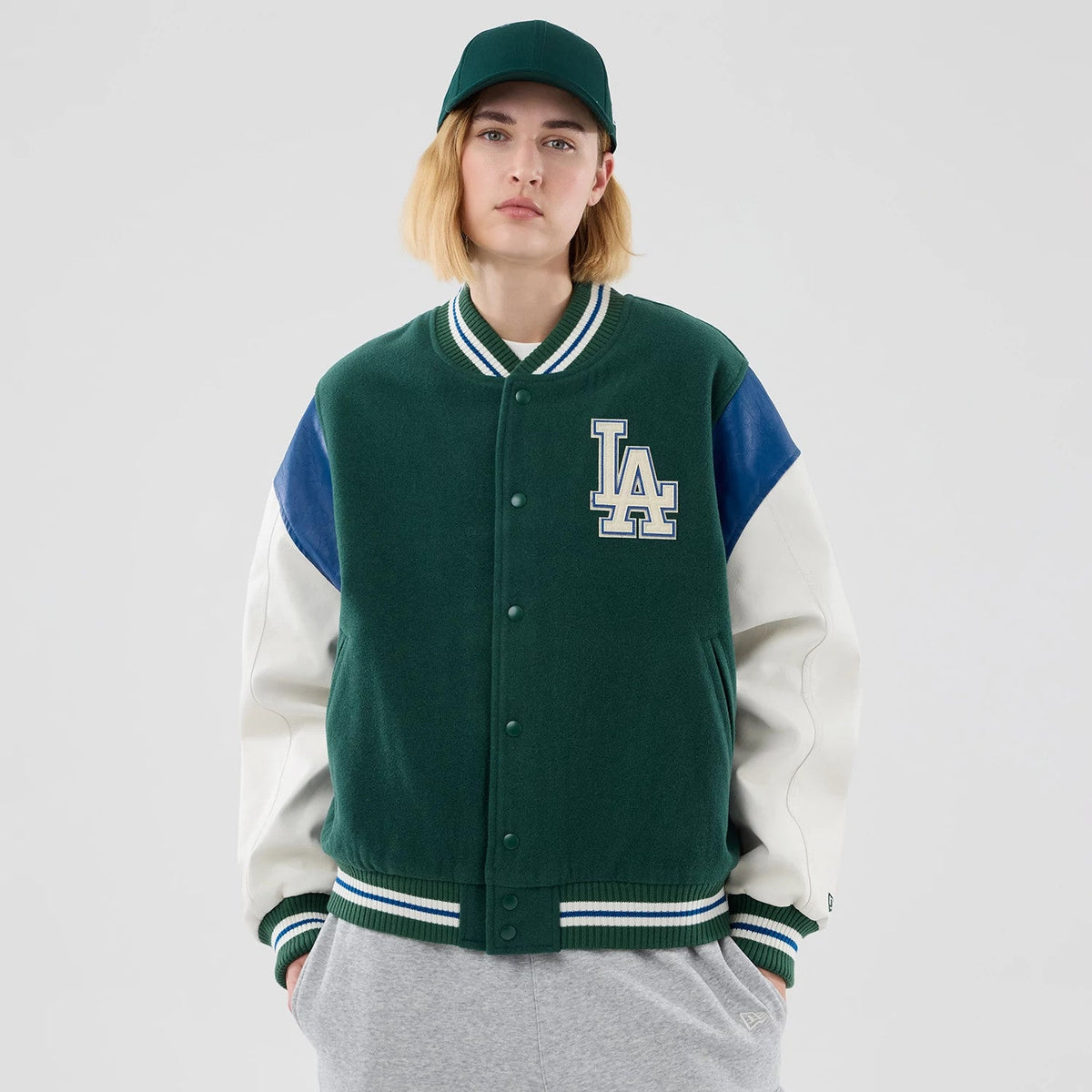 LA Dodgers MLB Varsity Dark Green Jacket