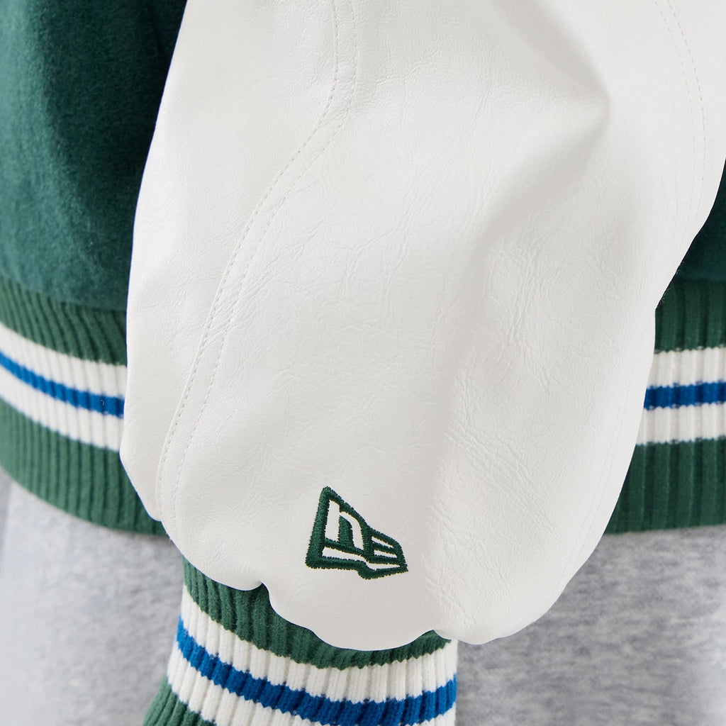LA Dodgers MLB Varsity Dark Green Jacket