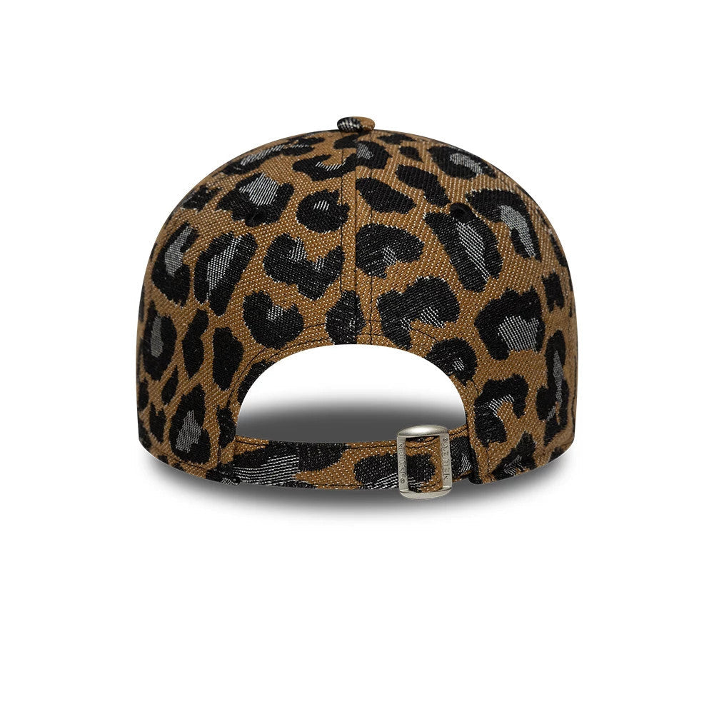 Womens Visa Cash App Racing Bulls Leopard Open Brown 9FORTY Adjustable Cap