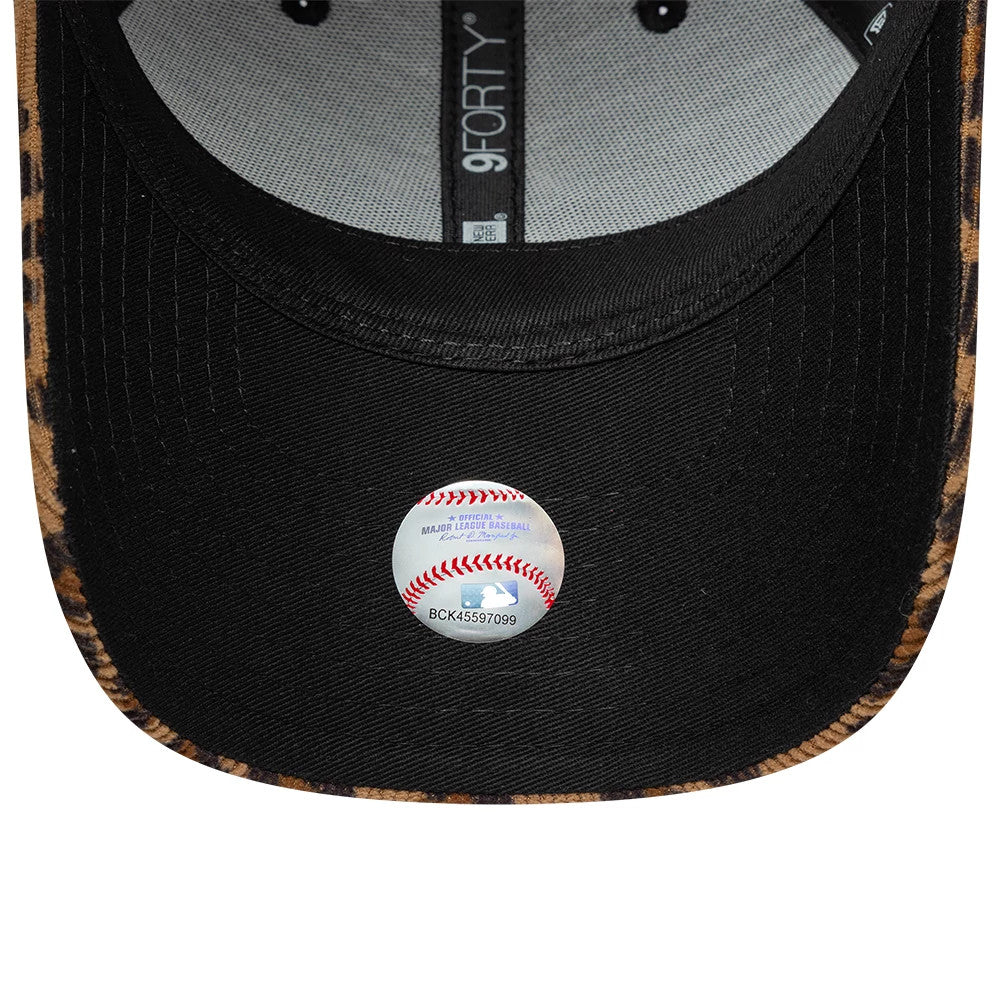 New York Yankees Youth MLB Leopard Cord Brown 9FORTY Adjustable Cap