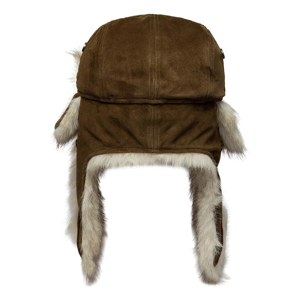 New Era Suede Brown Trapper Hat
