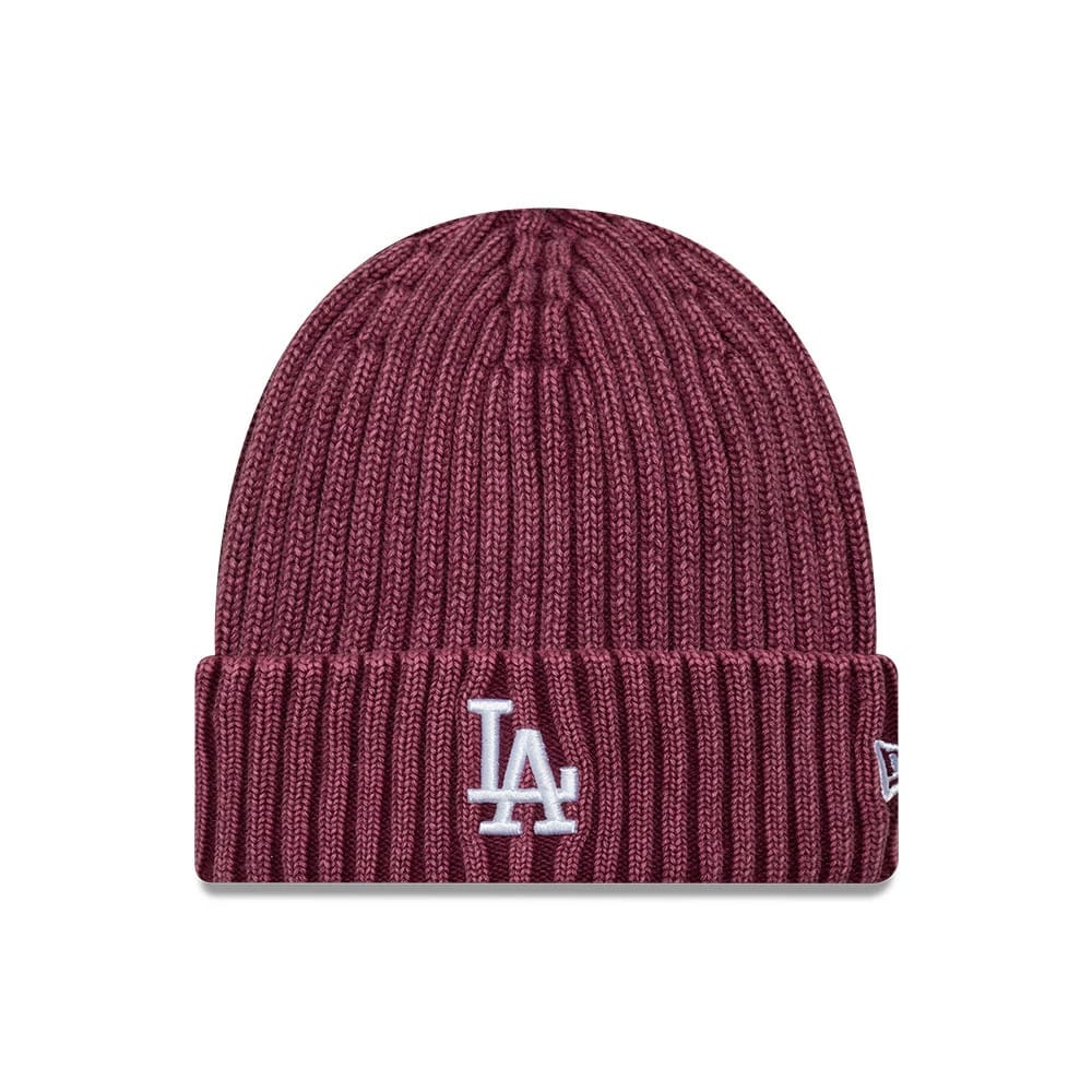 LA Dodgers MLB Washed Dark Red Cuff Knit Beanie Hat