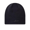 New York Yankees MLB Script Navy Skull Knit Beanie Hat