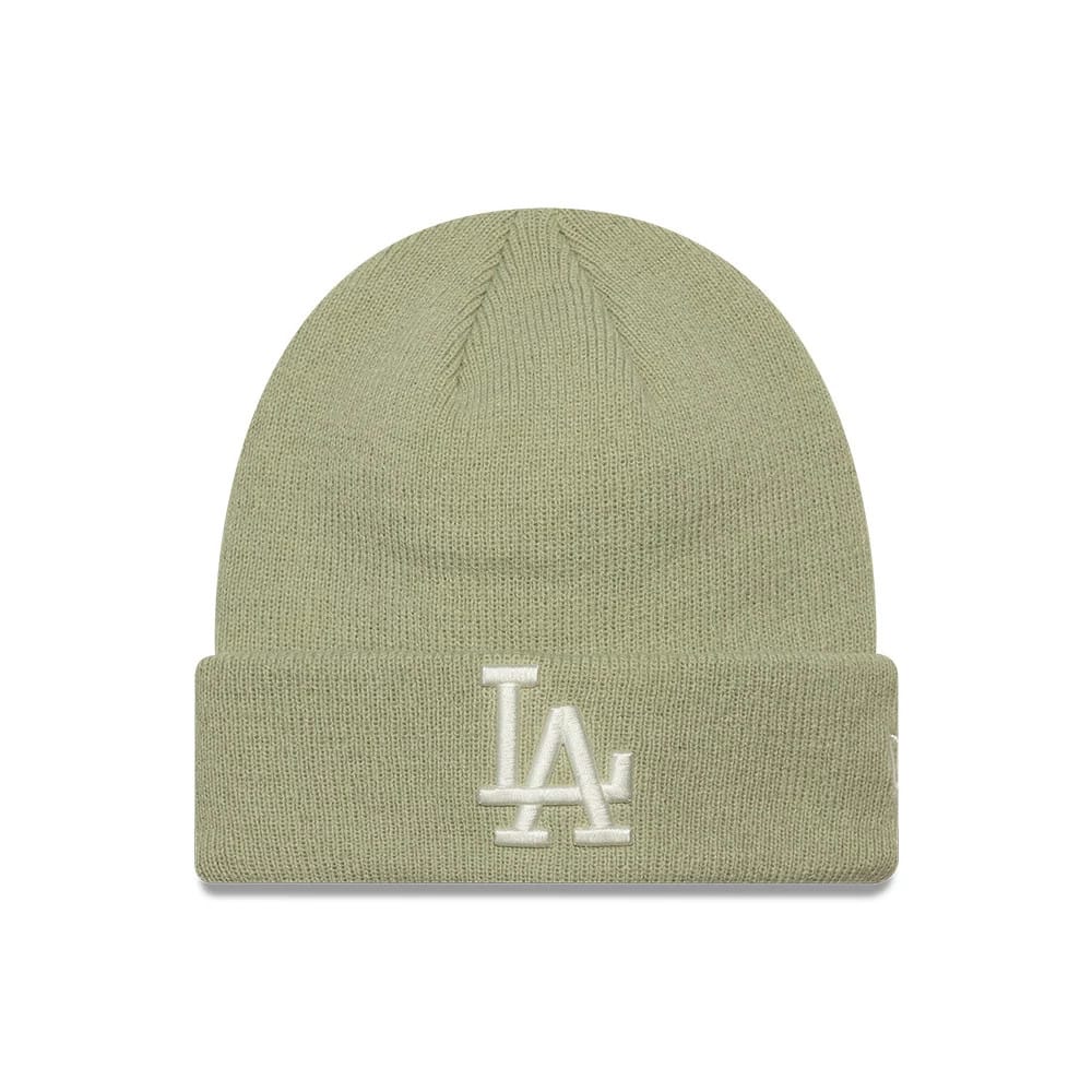 LA Dodgers Youth MLB League Essential Pastel Green Cuff Knit Beanie Hat