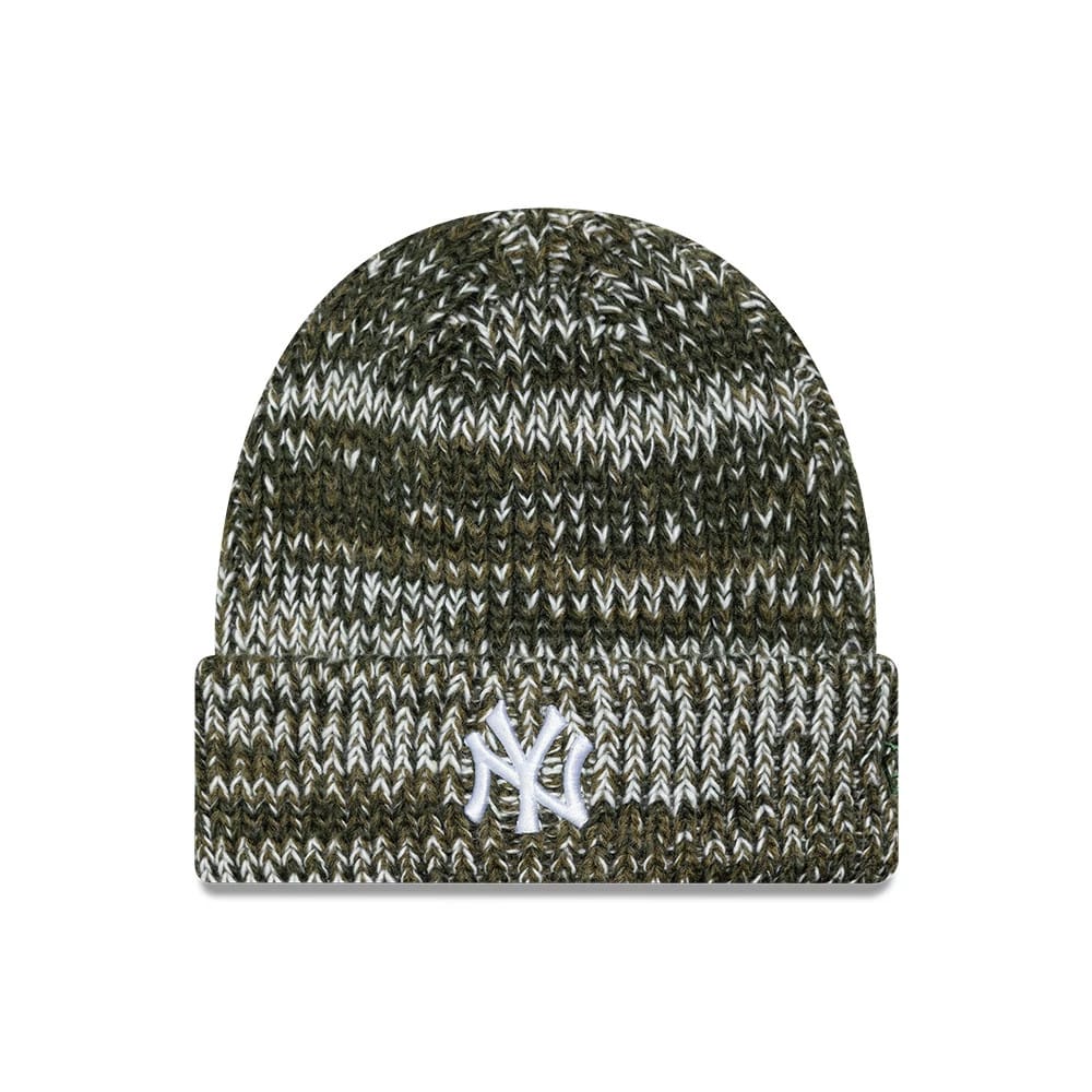 New York Yankees MLB Chunky Knit Dark Green Cuff Knit Beanie Hat