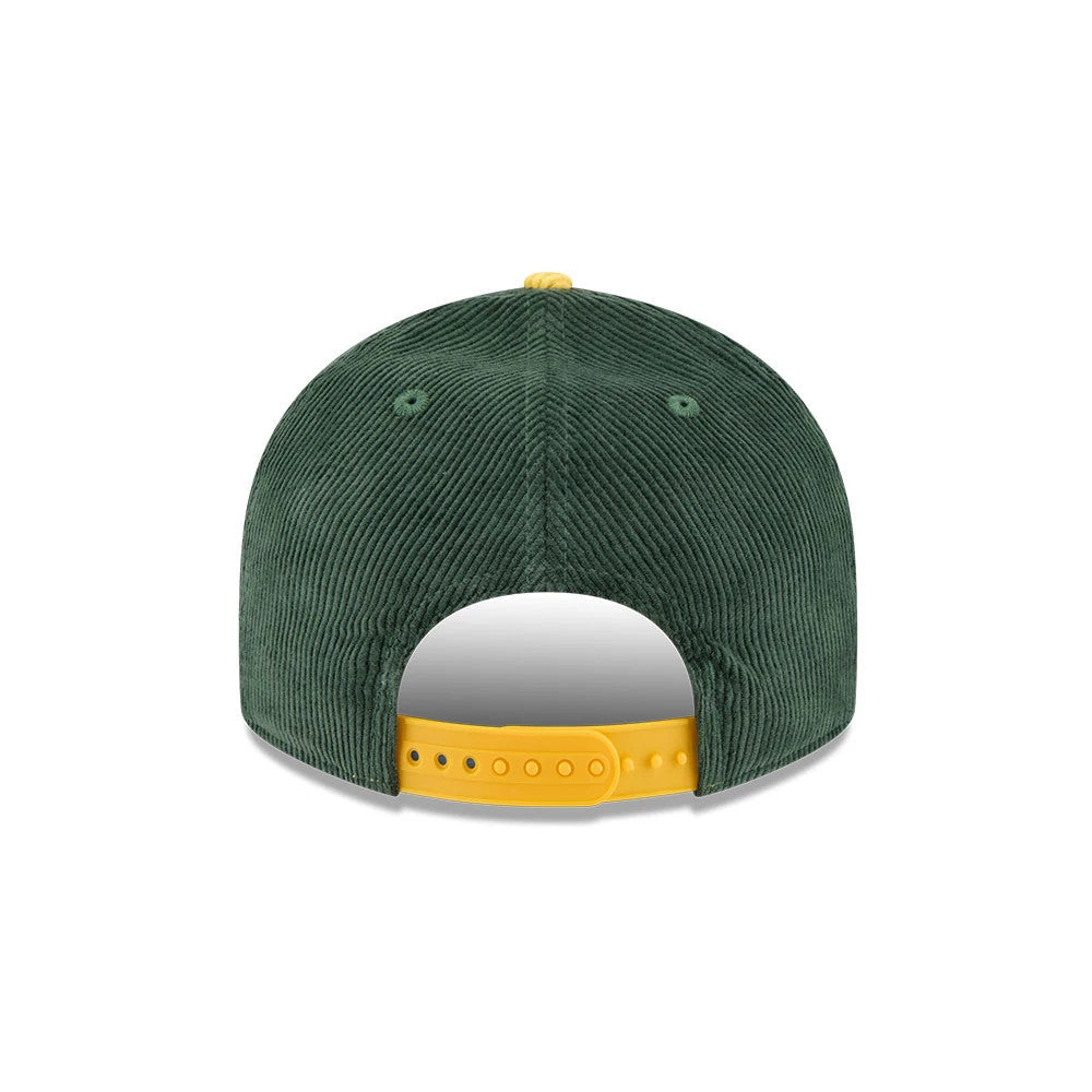 Packers NFL 2 Tone Cord Dark Green & Yellow 9FIFTY Snapback Adjustable Cap
