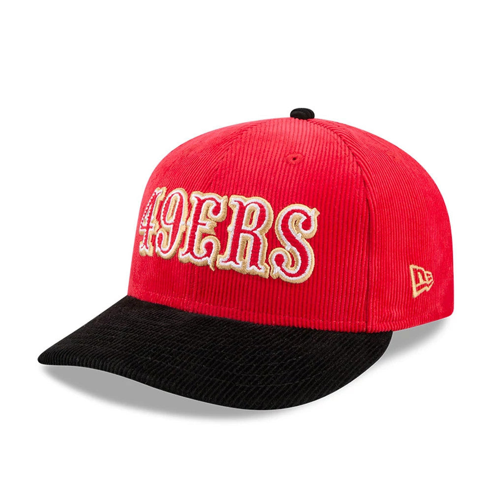 San Francisco 49ers NFL 2 Tone Cord Red & Black 9FIFTY Snapback Adjustable Cap